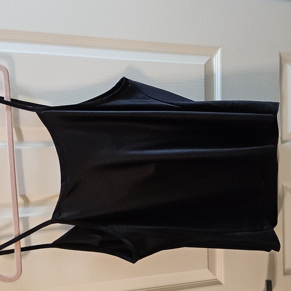 Ashley Stewart Black Draped Camisole Top (NWOT) - Picture 3 of 3
